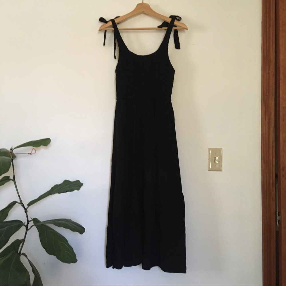 Linen Midi Dress - Picture 12 of 13